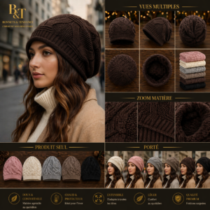 Bonnet Femme Été Léger Tricoté – Légèreté et Style Urbain